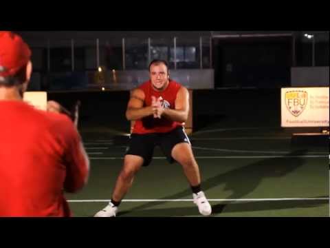 how to train offensive lineman