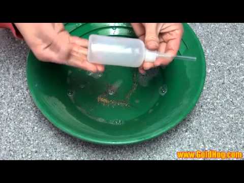 how to isolate gold from sand