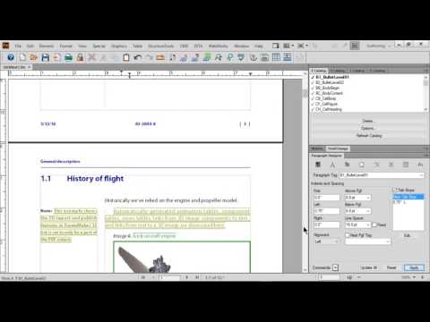 Adobe FrameMaker 2015, Basics of Paragraph Design, Character Design, and Page Layout
