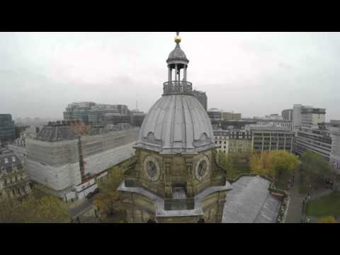 Unique views of Birmingham Cathedral and beautiful window