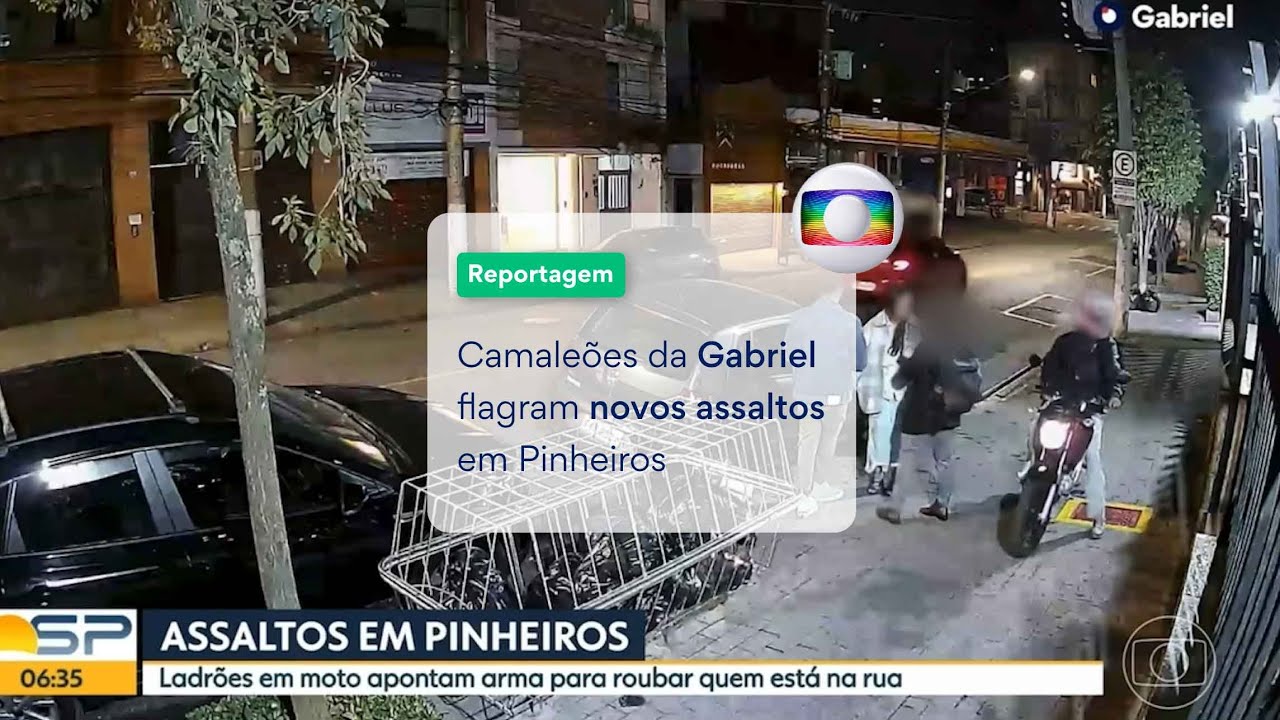 Aumento de furtos e roubos em Pinheiros | Gabriel no Bom Dia SP