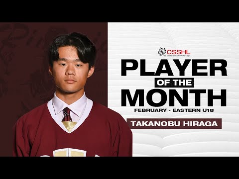 Takanobu Hiraga - February Eastern U18 Player of the Month