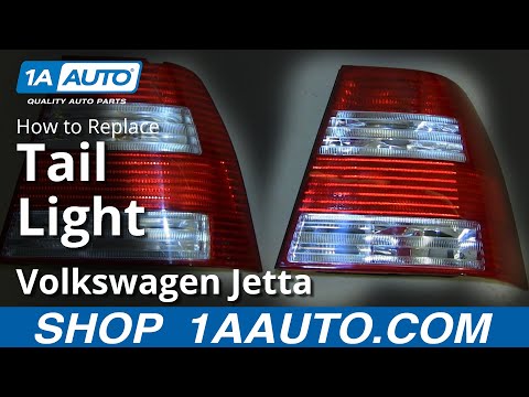 How To Install Replace Taillight Change Bulb 2004-07 VW Volkwagen Jetta