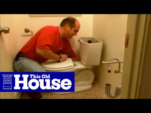 how to repair toilet flange