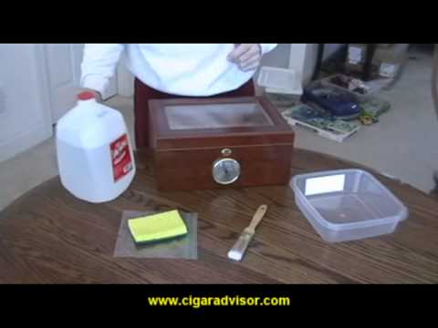 how to fill cigar humidifier