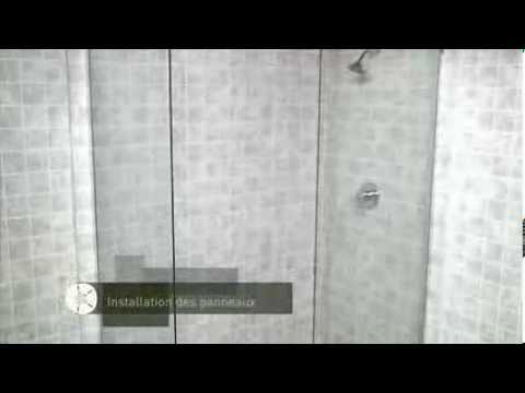 Installation porte de douche K-Motion Installation porte de douche K-Motion