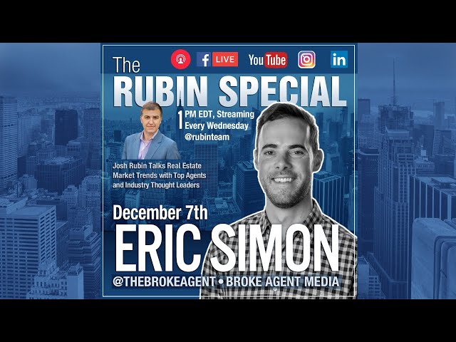 The Broke Agent, Eric Simon on the Rubin Special Photo