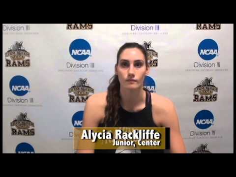 Alycia Rackliffe- Framingham State Athlete of the Week- 1/3/16