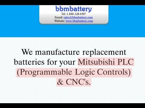 Mitsubishi PLC & CNC replacement batteries