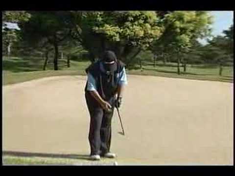 ゴルフレッスン 爪先上がりのバンカーYoutube(ユーチューブ・ゆーちゅーぶ)・Dailymotion動画