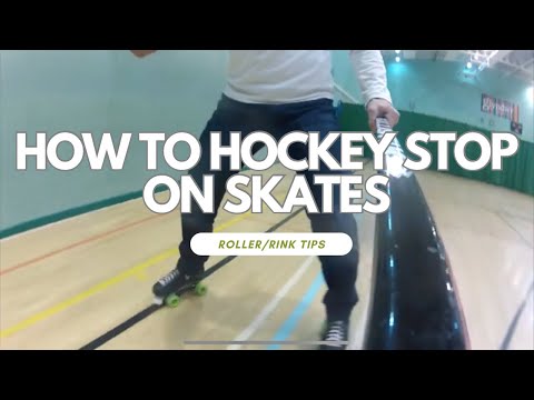 How to Hockey Stop on Quad Skates For Roller Derby