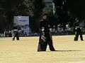 応援団演舞(2002年、熊本高校)