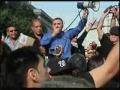 شاهزاده رضا پهلوی در تظاهرات مقابل کاخ سفید واشنگین
