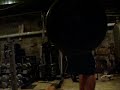 Deadlifts 250 x 9