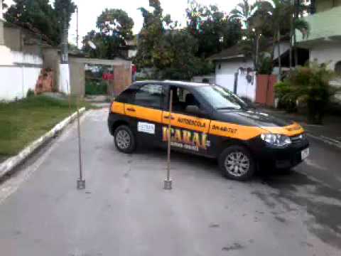 Nova baliza na prova pratica auto escola icarai 2
