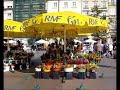 Flower sellers at Grand Central Square, Krakow, Poland