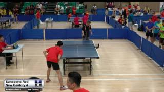 Singapore National Table Tennis League 2017 - 1st Leg - Sunsports Red vs New Century 4