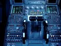 A detailed flight deck view of A330