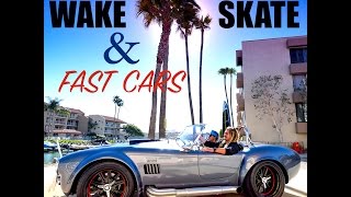 Austin Keen and Beaver Fleming   Wakesurf, Skate and a Super Fast Car!