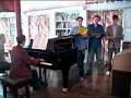 benjamin britten's canticle iv (part 2) with jacques imbrailo, andy staples, tim mead, and alisdair hogarth, recorded in britten's house library on his piano.