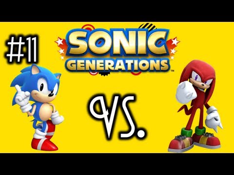 Sonic Generations - Ep. 11 - Sonic vs. Knuckles #1 Classic