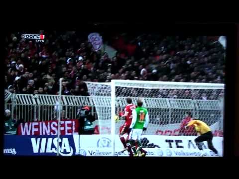 Maravilloso Gol de Robben al Werder Bremen