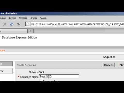 how to create sequence in oracle