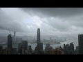 TimeLapse Typhoon Nangka over Hong Kong