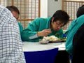 typical chinese in canteen eating typical chinese in canteen eating