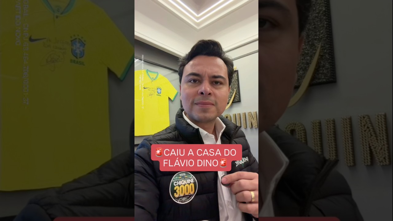 🚨Urgente: caiu a casa do Flávio Dino