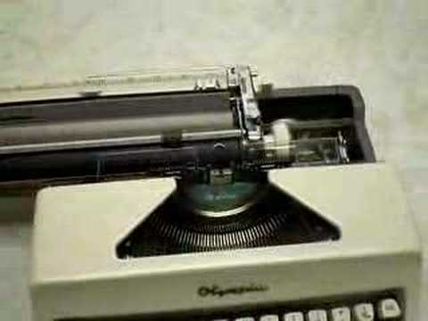 how to repair typewriter carriage