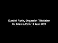 JS Bach Partita (Part I/II), Daniel Roth at St. Sulpice