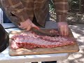 BBQ Pit Boys trim Spare Ribs For A St Louis Style Barbecue BBQ Pit Boys trim Spare Ribs For A St Louis Style Barbecue