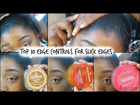 how to control edges of hair