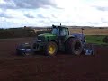 John Deere 7530 Sowing barley.. 2....