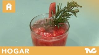 Cómo preparar limonada de sandia y romero