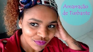 Vídeo: Aprenda a fazer amarração de turbante rápida