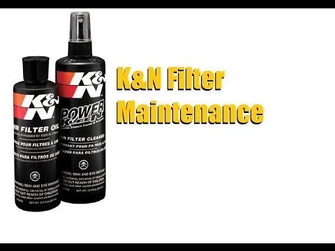 how to oil a k n air filter