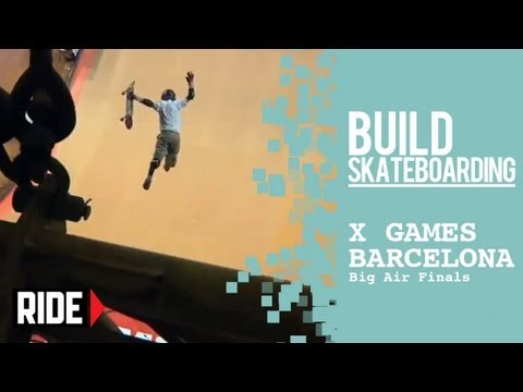X Games Barcelona 2013 -- Bob Burnquist Beats Mitchie Brusco's 1080 in Big Air