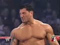 hhh   batista vs kane   rvd  pre evolution tag team  2