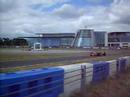 Heikki Kovalainen F1 car at Brooklands, press pass track sid