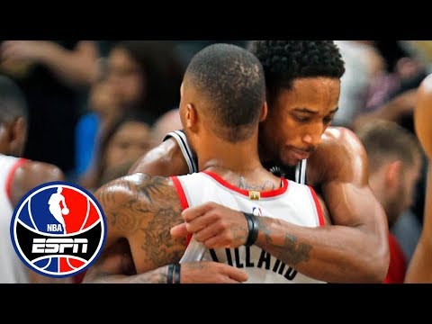 Video: DeRozan and Lillard battle it out as the Spurs beat the Trail Blazers 131-118 | NBA on ESPN