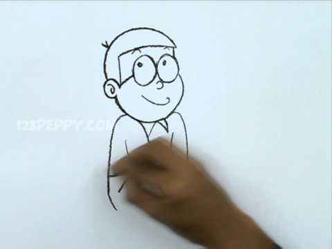 how to draw nobita