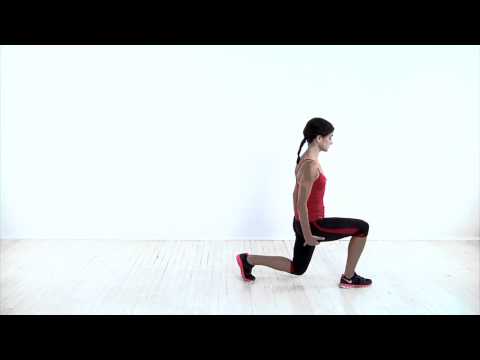 how to perform dynamic lunges