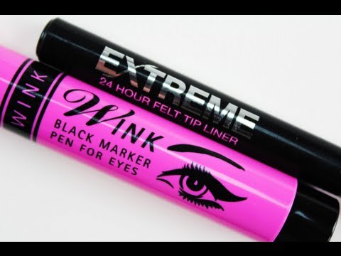 how to apply barry m wink eyeliner