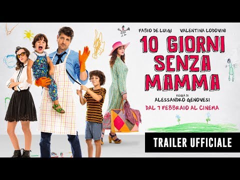 Preview Trailer 10 giorni senza mamma, trailer ufficiale