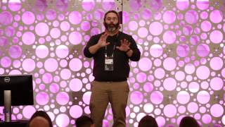Photo of Jeff Hoffman speaking