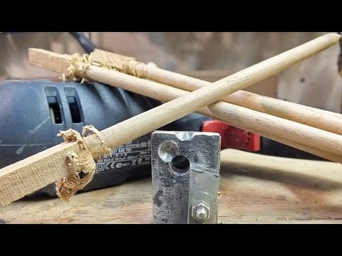 Как сделать круглую палку из дерева Как сделать круглую палку из дерева