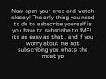 How to Subscribe YOURSELF!!!!! How to Subscribe YOURSELF!!!!!
