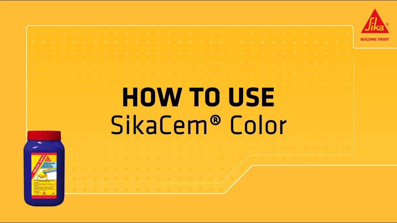 productvideo SikaCem Color